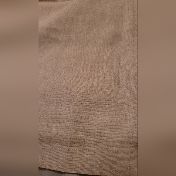 Sand tortoiseshell buckle Wide leg business casual pants nwt Cleo Petites - Picture 7 of 8